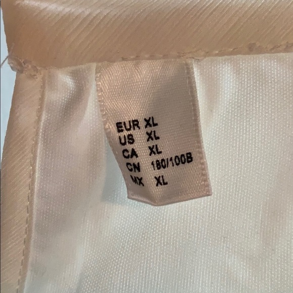 NWOT White 3/4 Lace Sleeve Tunic Dress - Picture 5 of 5